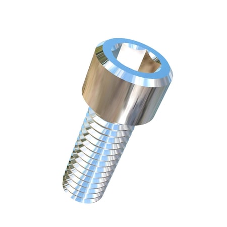 Allied Titanium 3/8"-16 Socket Head Cap Screw, Socket, Plain Titanium, 1 in Length 0017032
